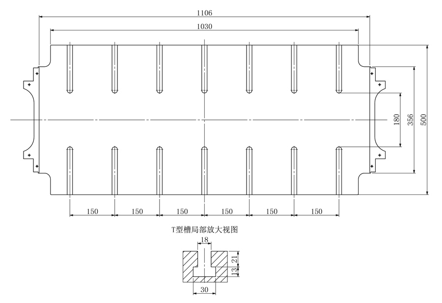 60噸龍門(mén)高速?zèng)_床結(jié)構(gòu)圖